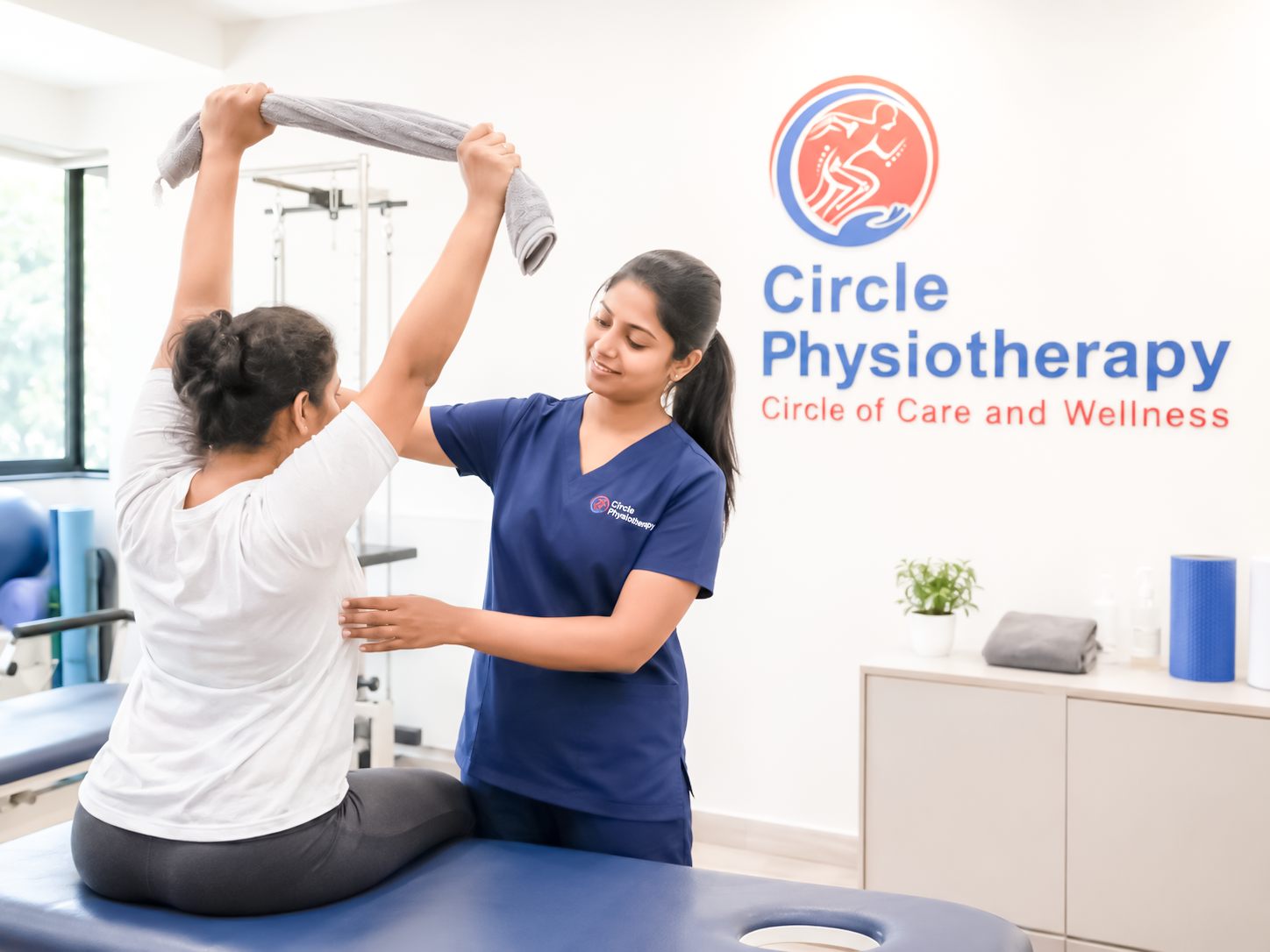 Cupping therapy and kinesiology taping at Circle Physiotherapy Brampton